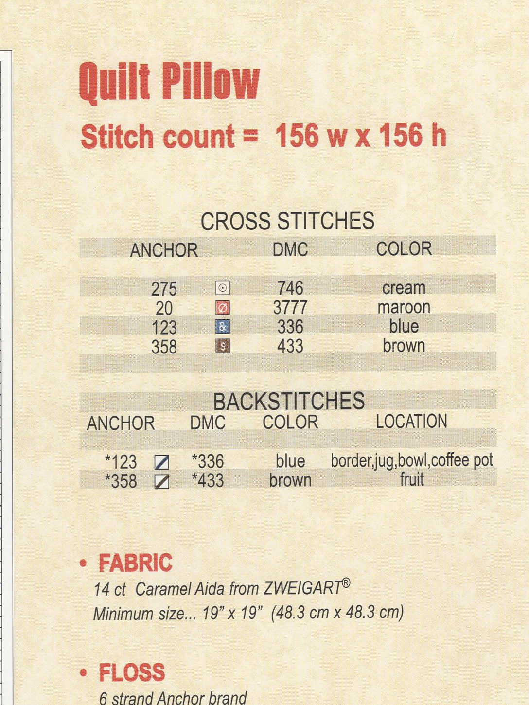 Quilt Pillow - 03-128 L