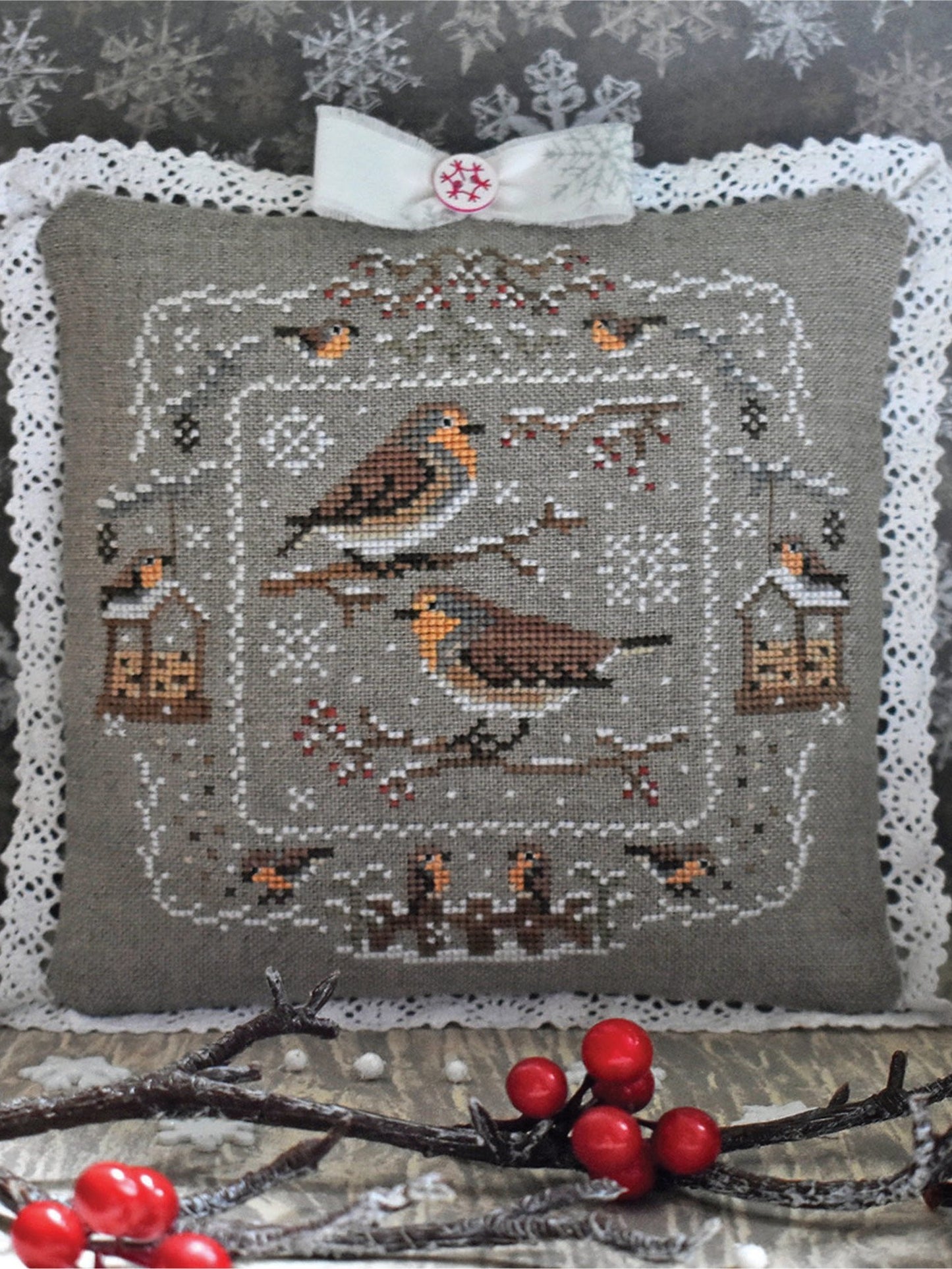 Robins In Winter