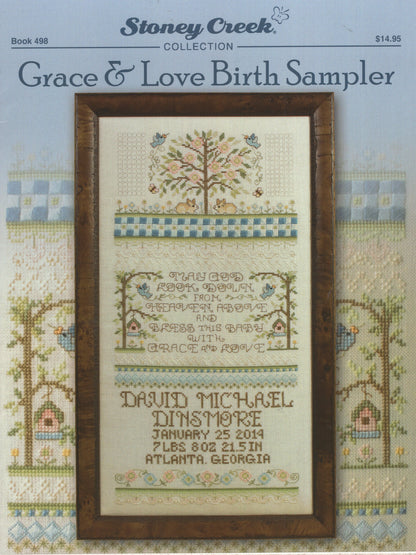 Grace & Love Birth Sampler - leaflet 498