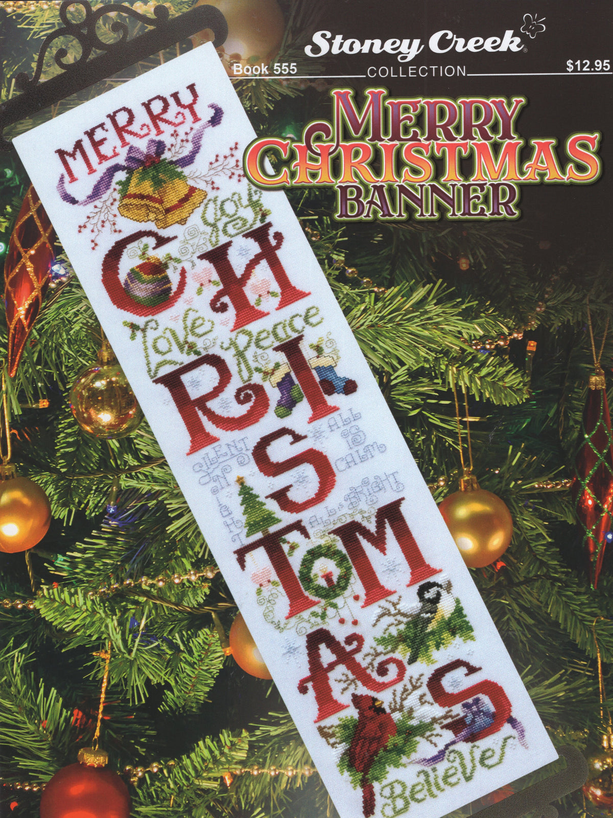Merry Christmas Banner - book 555