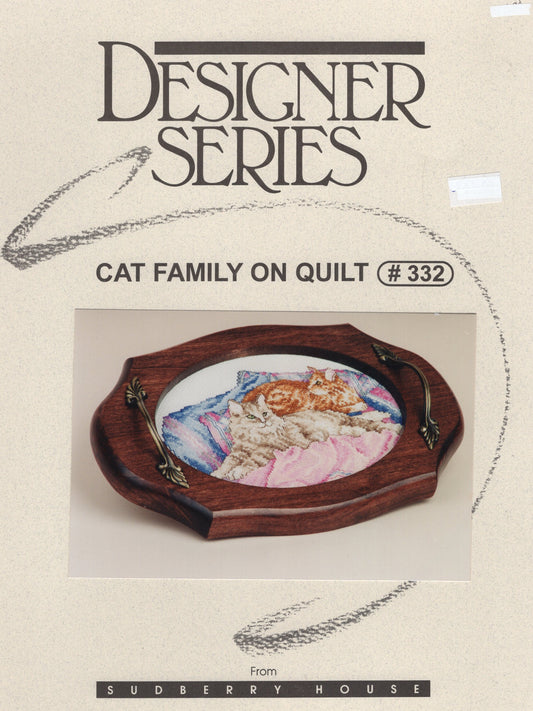 Sudberry House: Designer Series, Cat Family on Quilt - #332