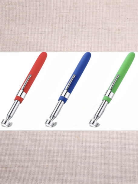 telescoping magnetic pin picker upper