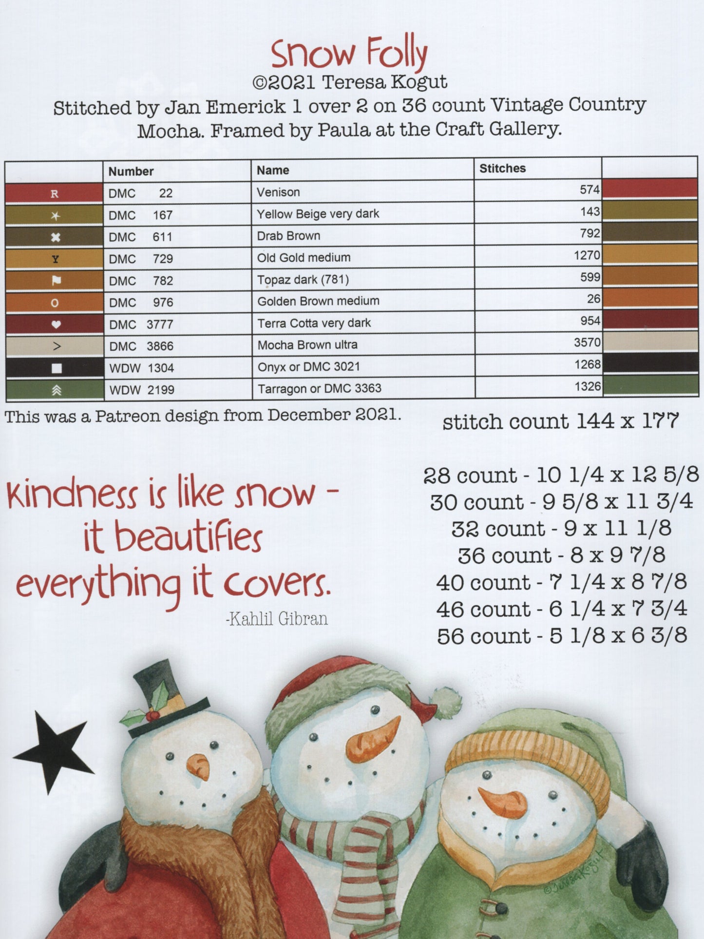 Hello Winter - set of 9 patterns