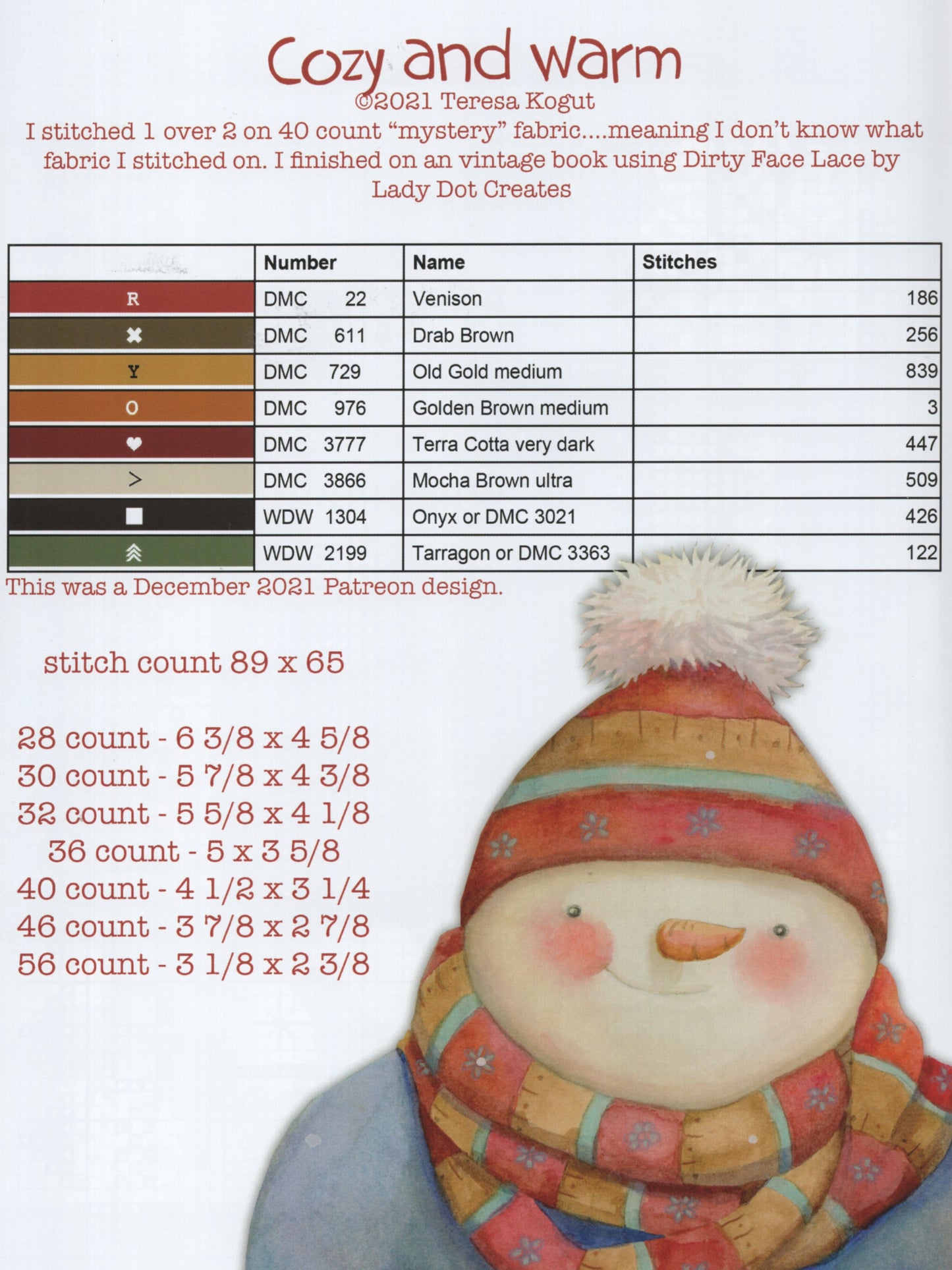 Hello Winter - set of 9 patterns