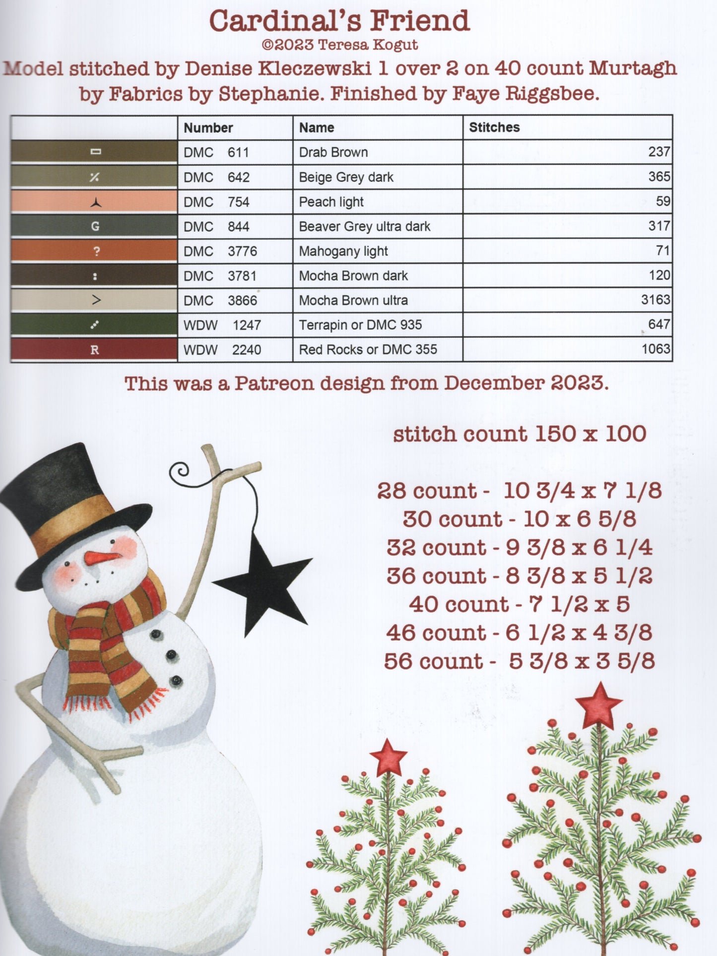 Hello Winter - set of 9 patterns