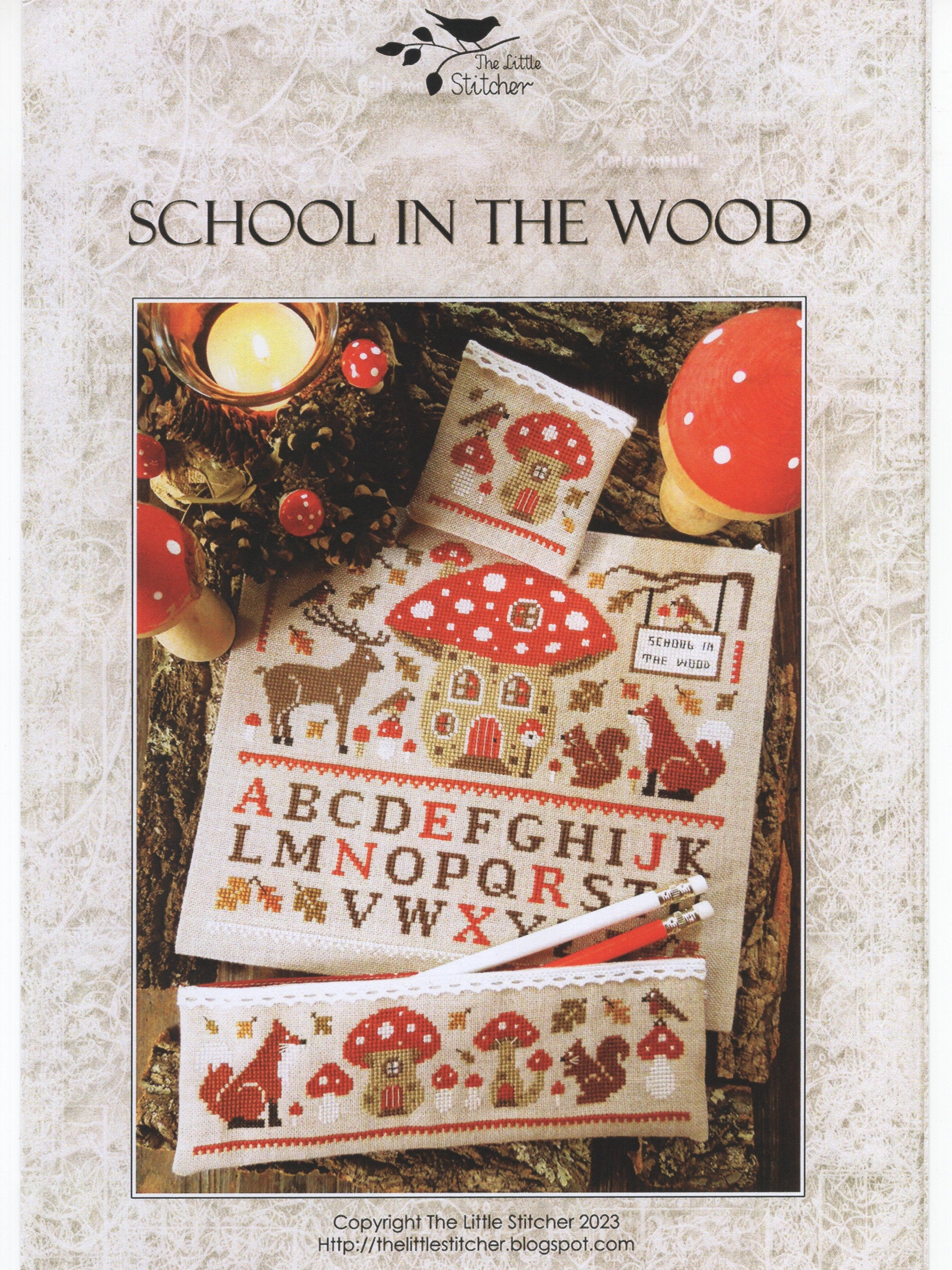 School In The Wood – Peach State Cross Stitch