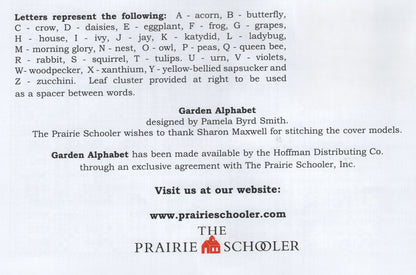Garden Alphabet - book # 61