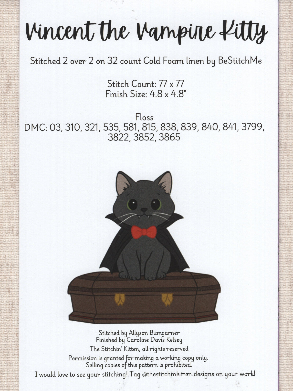 Vincent the Vampire Kitty