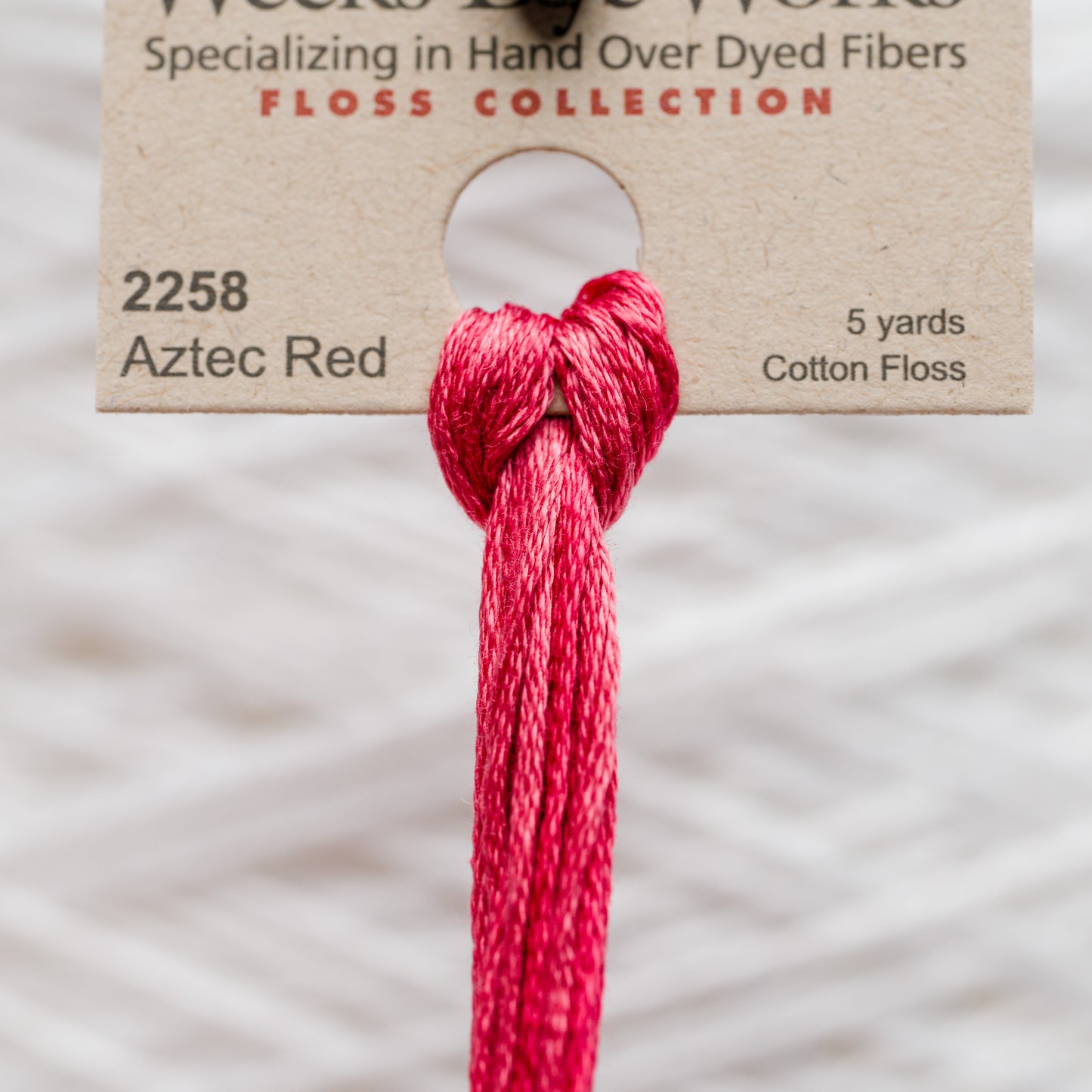 Weeks Dye Works - Aztec Red, 2258