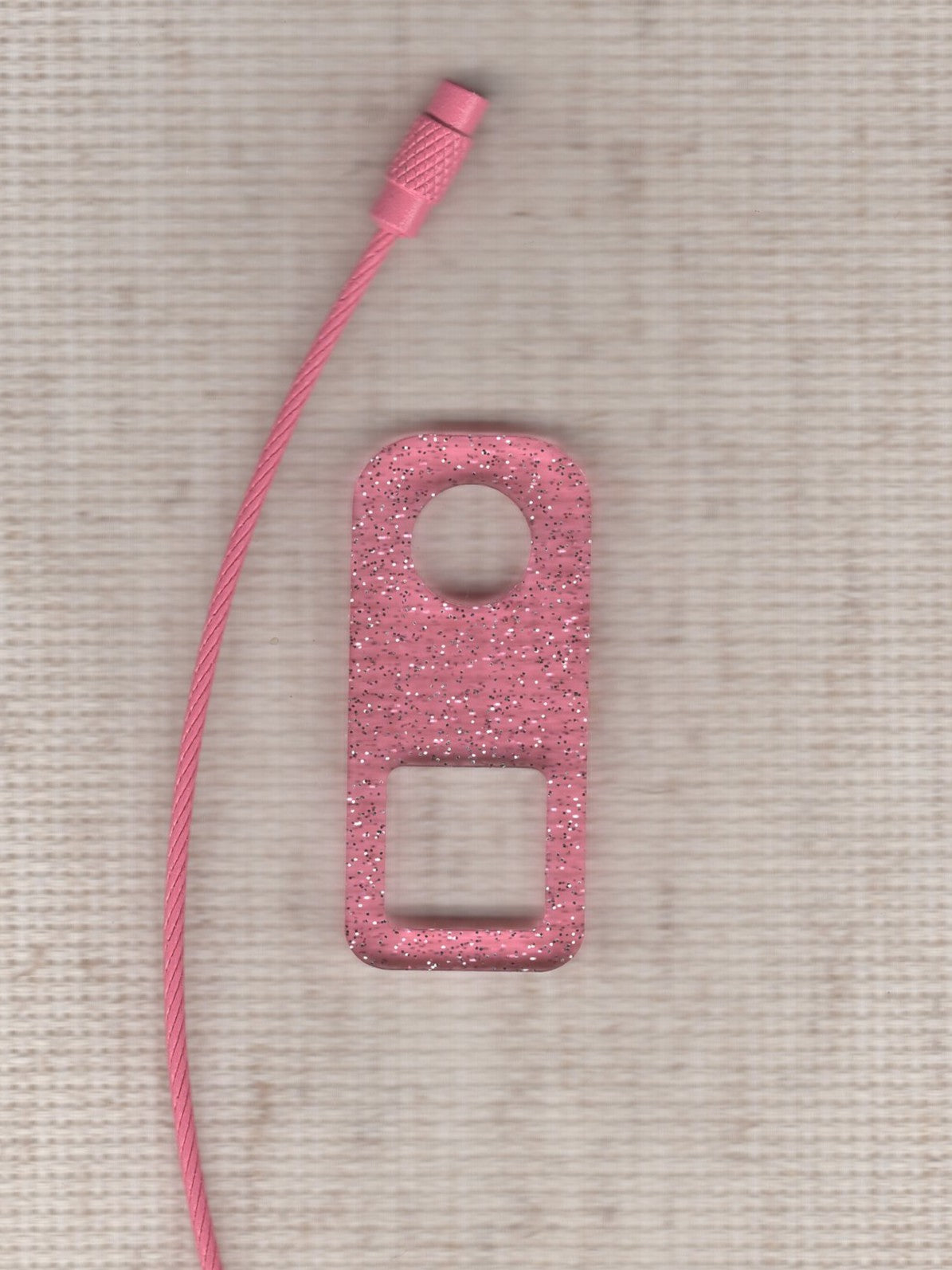 pink glitter, Solo Drops (floss drops)