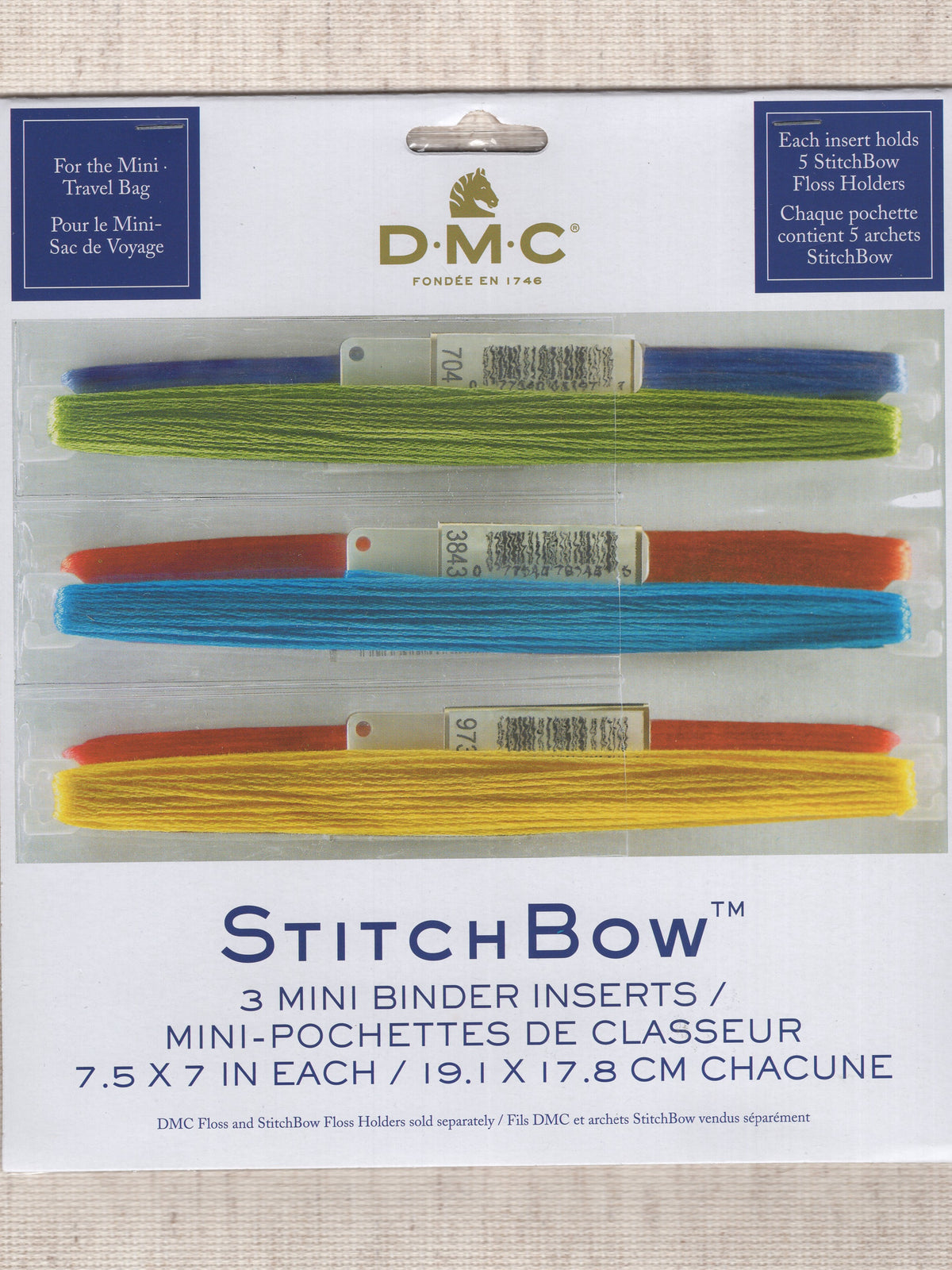 Stitch Bow - mini binder inserts