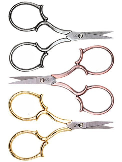 leaf handle scissors