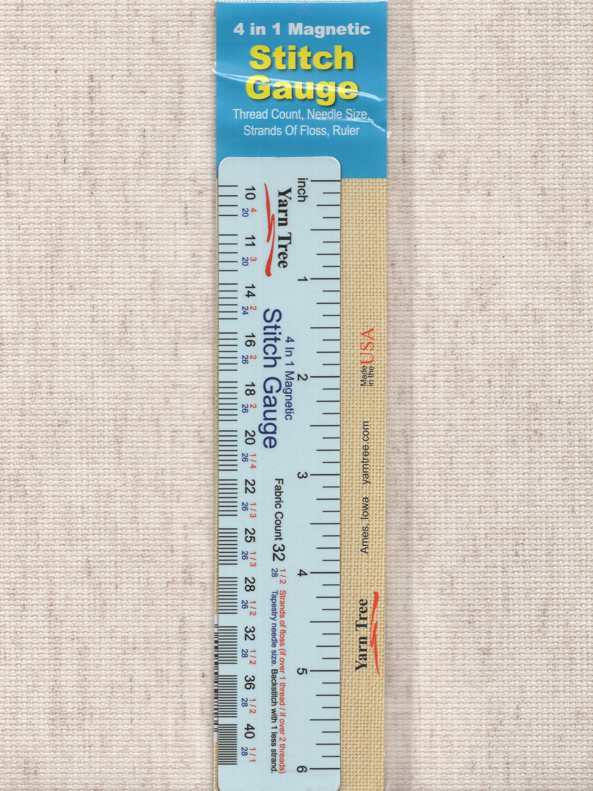 magnetic cross stitch gauge