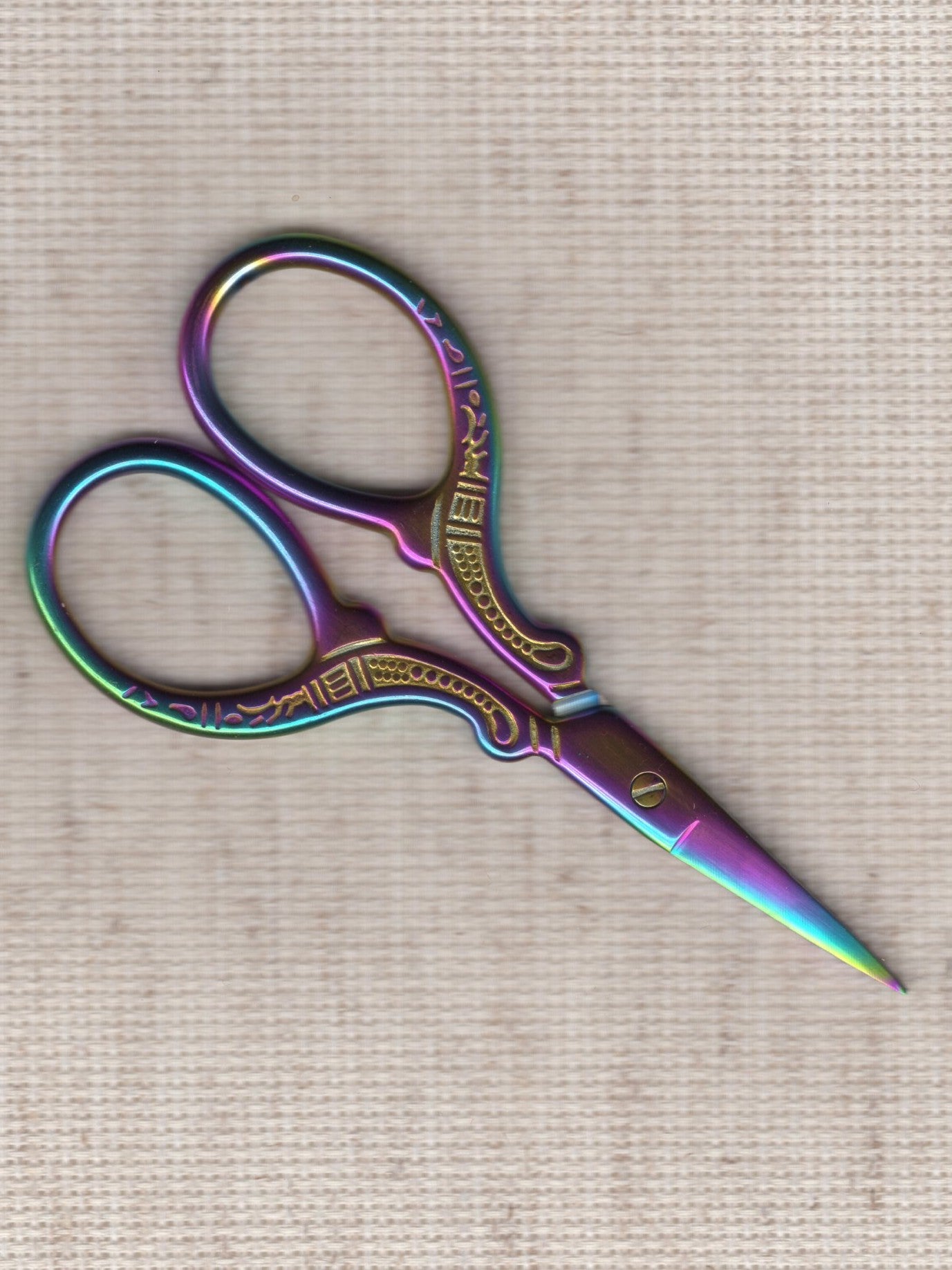 rainbow titanium scissors