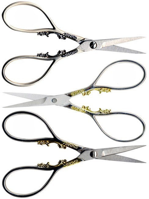 teardrop handle scissors