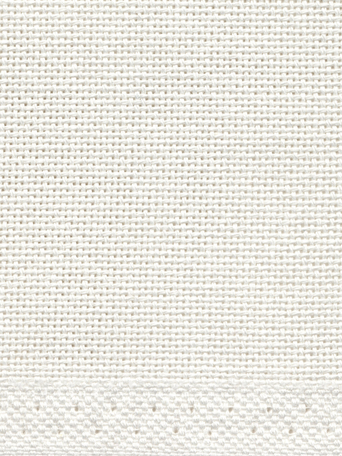 White - 28 count - Evenweave (Lugana)